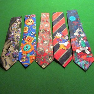 Vintage Silk Disney Ties